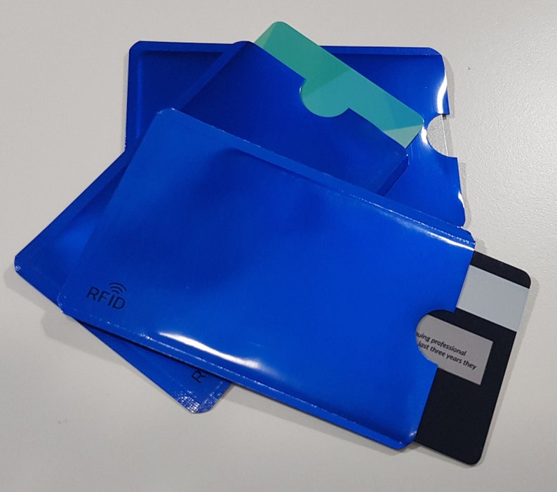 Rfid Sleeve 10-Pack Pink RFID Blocking Sleeves - NFC Anti-Scan Card  Protectors For Credit Cards & ID PINK Women's RFID Blocking