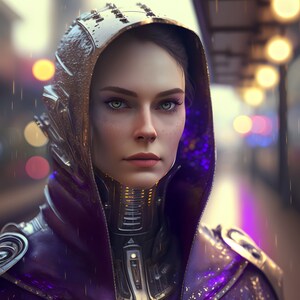 Dignity Android! UHD 4096x4096 - Midjourney prompt + Digital artwork great for posters and wallpapers!