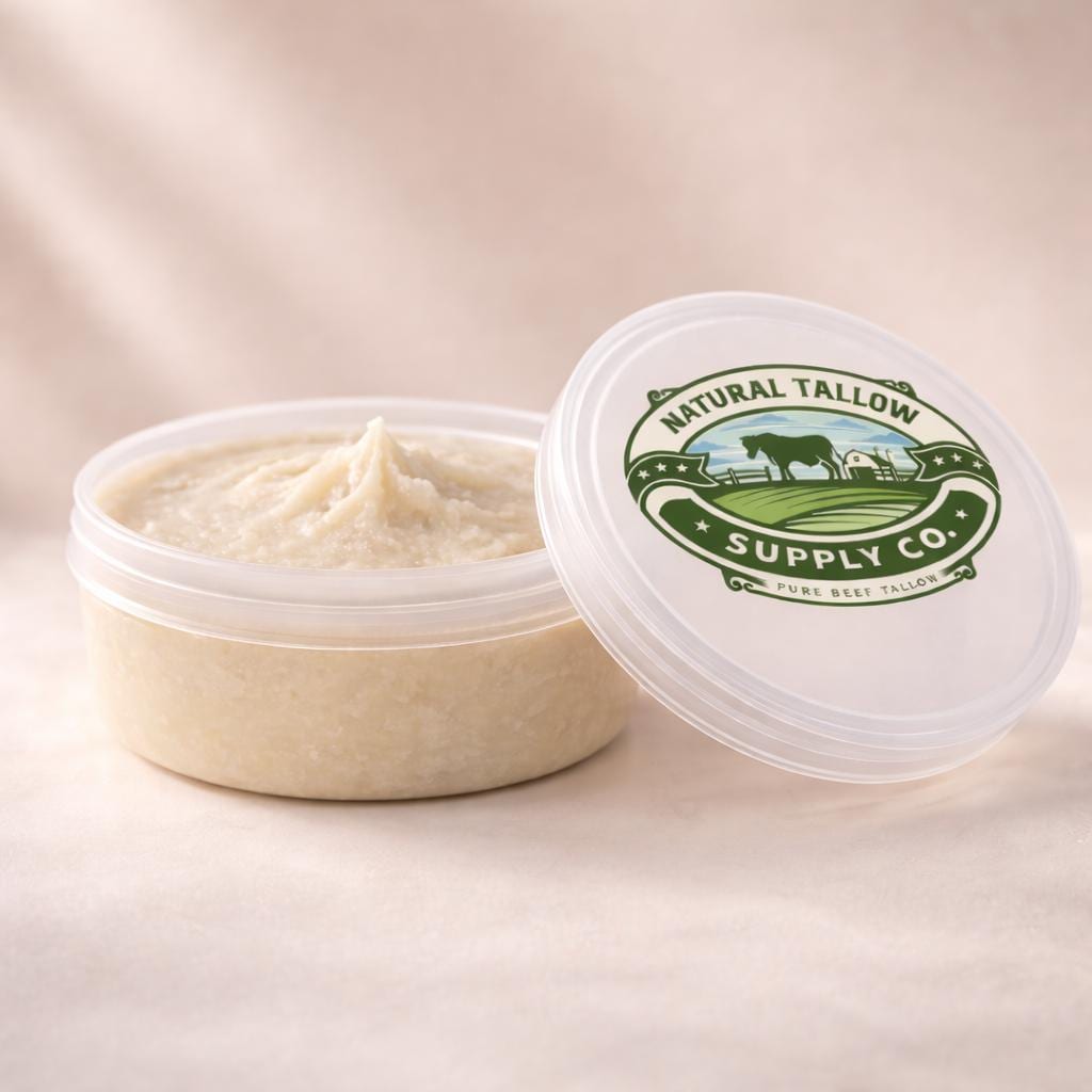 Pure Beef Tallow Skin Balm Single Ingredient Face Moisturizer 8 oz