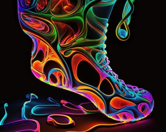 Neon Shoe