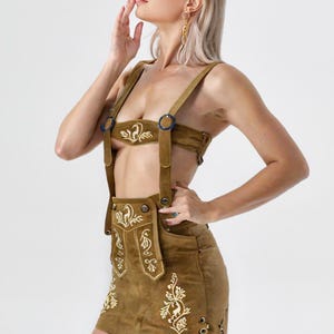 ladies lederhosen fancy dress Women Dresses Halter prom dress