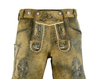 German Bavarian Trachten Men Shorts Oktoberfest Traditional Shorts