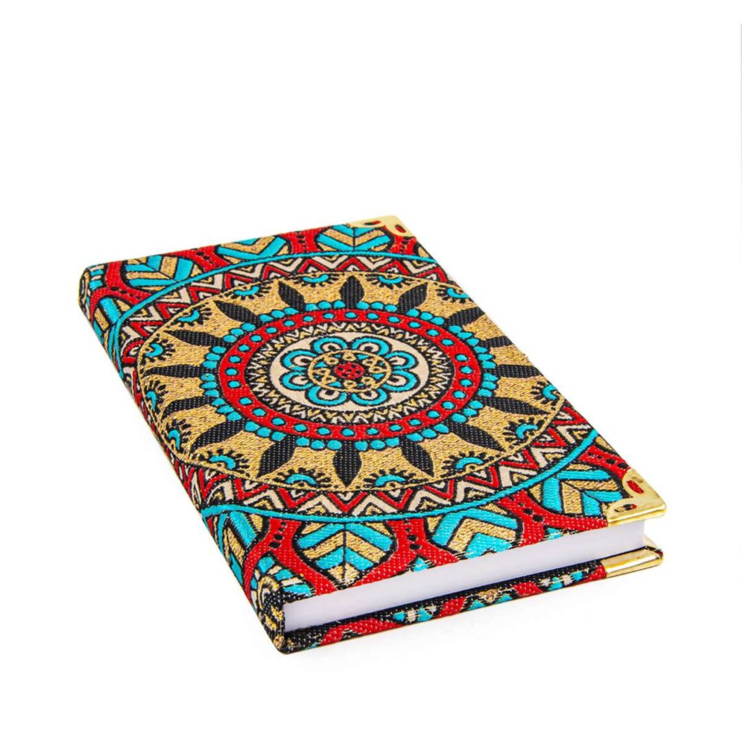 Traditional Notebook Design From Turkey Turkish Kilim Pattern Notebook - Authentic Woven Journal (3 ...