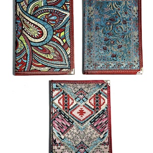 The Turkish Design Authentic Notebook - Perfect for Journaling and Creative Inspiration!! Kilim Pattern Woven Notebook!!Gift Notebook