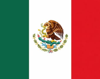 Mexico Flag PNG, Print On Demand (Commercial Use)