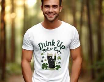 St. Patrick's Brews, Drink up buttercup, Beer Shirt