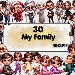 Cartone animato ragazzo e ragazza, clipart neonato, bambini Pixar, clipart cartone animato, bambino piccolo, adolescente, PNG digitale, vecchio, vecchia, la mia famiglia clipart
