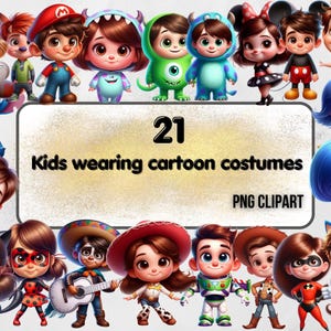 Cartoon Characters Designs Png Bundle, Cartoon Clipart Png, Cute Cartoon Png, Cartoon Shirt Template Png, Digital Download