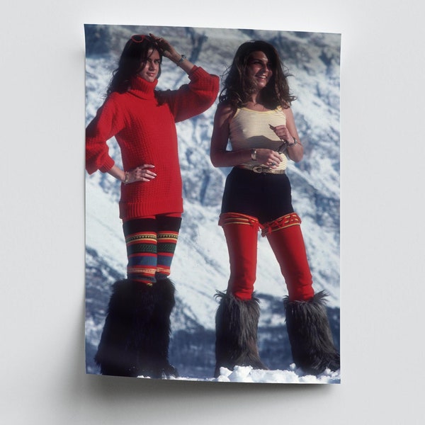 Slim Aarons Winter Wear Print Poster