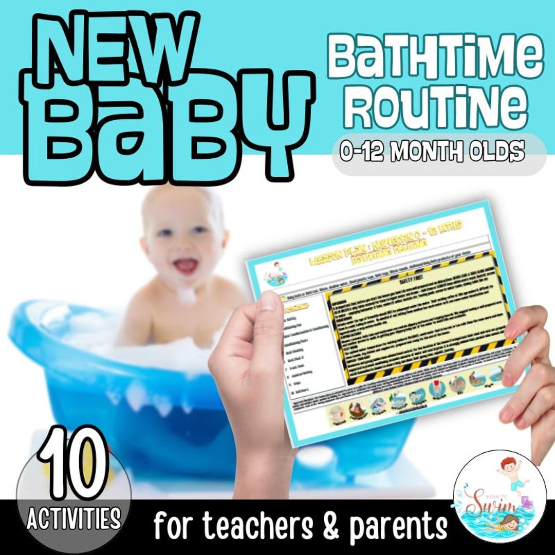 Baby Bathtime Routine: At-home Water Safety Lesson Plan for Newborns ...