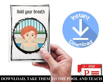 Swimmer VISUAL CARDS For Swimming Teachers Visual Aids Swimming Cues For  Swimming Visual Learning Aid Swimming Special Needs Swimming Cues