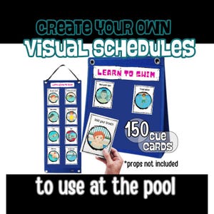 VISUAL AIDS For Swimming Flash Card Prompts For Swim Teaching Instant PDF Printables
