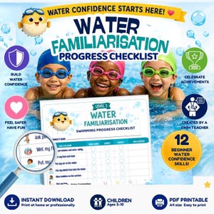 VATTENINTRODUKTION Checklista för simning Lektionsplan Progressionsdiagram för föräldrar och barn PDF