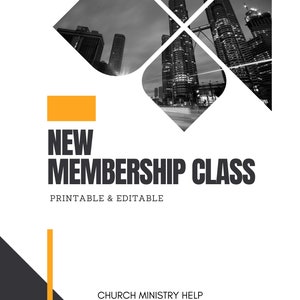 Membership Class Manual | Printable |Editable | Download