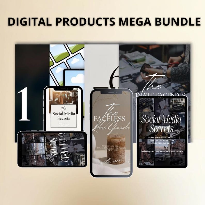 55 Million+ Digital Products Mega Bundle | PLR MRR Ebooks, Templates ...