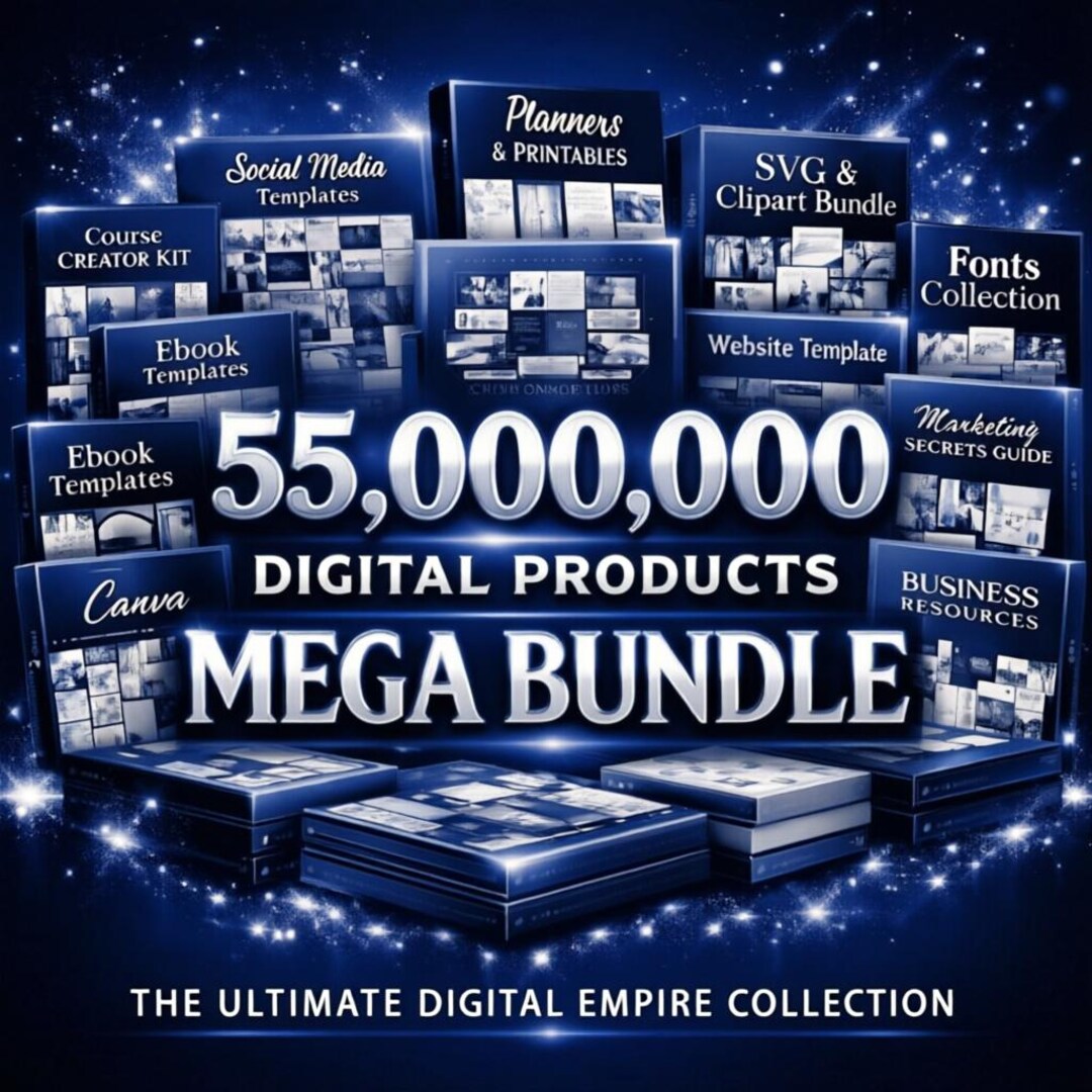 55 Million+ PLR MRR Digital Products Bundle | Resell Rights Ebooks ...