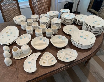 Franciscan atomic starburst MCM dishware replacements (remaining parts of / items from pictured LOT) - READ Description please
