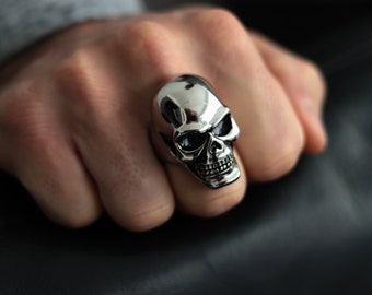 スカル　リング Totenkopf ring WW2 German SS Totenkopf 835 Silver Skull Ring in General