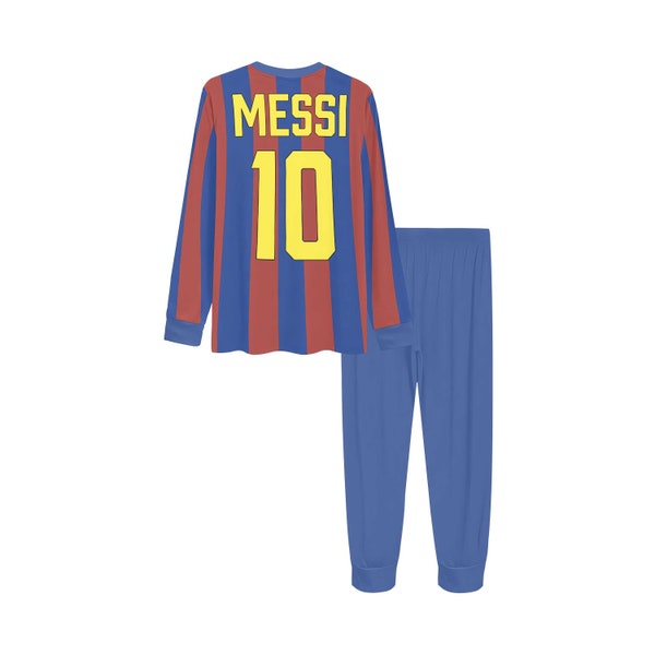Messi Barcelona Pajamas for Kids • Soccer Sleepwear •Soccer Birthday • Messi gift • Messi Christmas gift