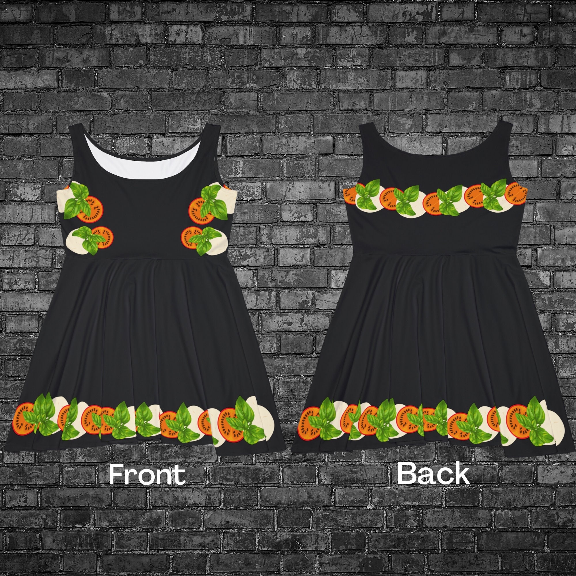 Food Inspired Clothing: Tasty Italian Caprese Salad Dress L Fun