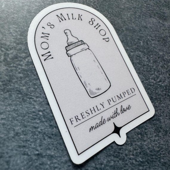 Mom's Milk Shop Sticker -- Breastfeeding / Pumping Sticker -- Funny Mom Sticker