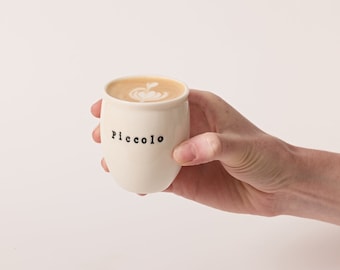 Piccolo Reusable Coffee Cup Personalised (120ml / 4oz)
