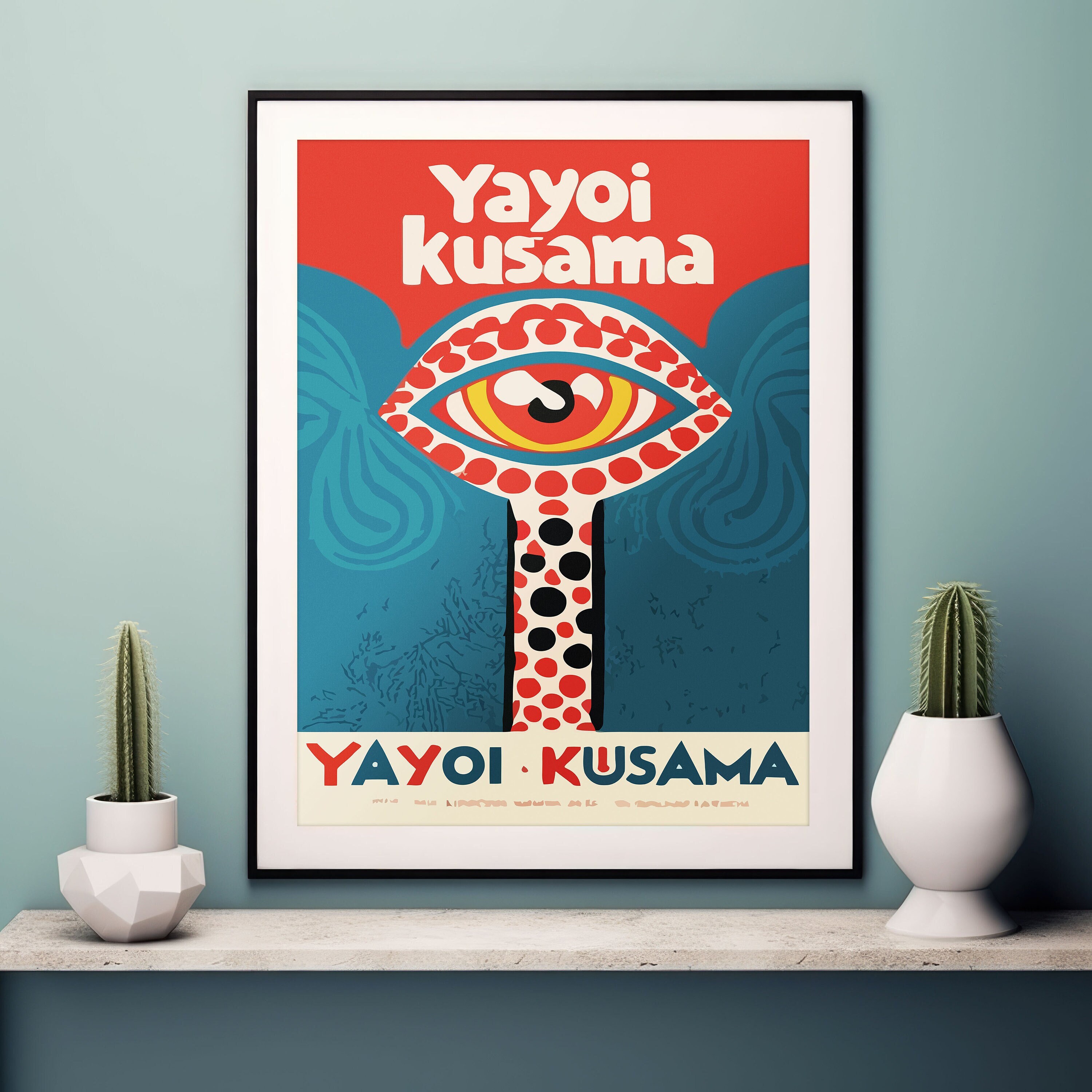 Yayoi Kusama Poster Yayoi Kusama Print Yayoi Kusama Museum Exhibition 