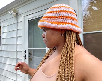 Crochet Unisex Bucket Hat/ Men Crochet Hat/Bucket Hat/ Men Hats/ Crochet Hat/ Unisex Hat/ Mens