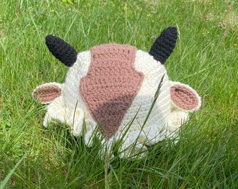 Crochet Appa Bucket Hat/ Appa Hat/ Crochet Avatar Bison/ Appa Crochet Hat/Cute Bucket Hat