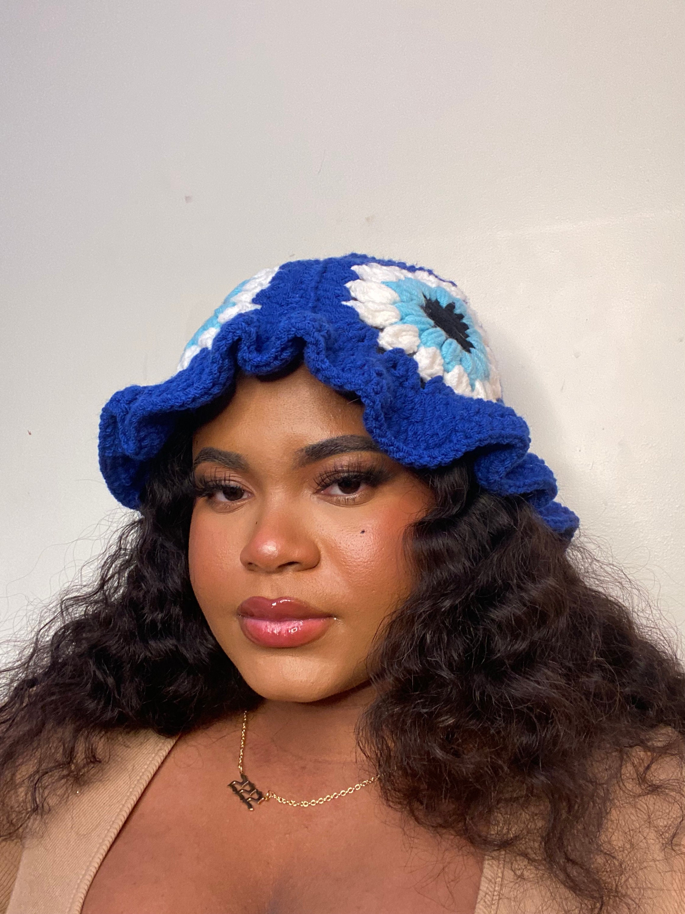 19 Evil Eye Crochet Patterns: Coasters, Squares and Home Decor 7 Evil Eye Bucket Hat Pattern Evil Eye Crochet Hat