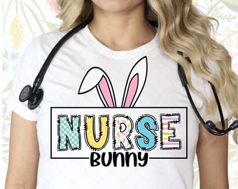 Nurse Easter shirt, Easter, Nurse Bunny shirt, Nurse shirt