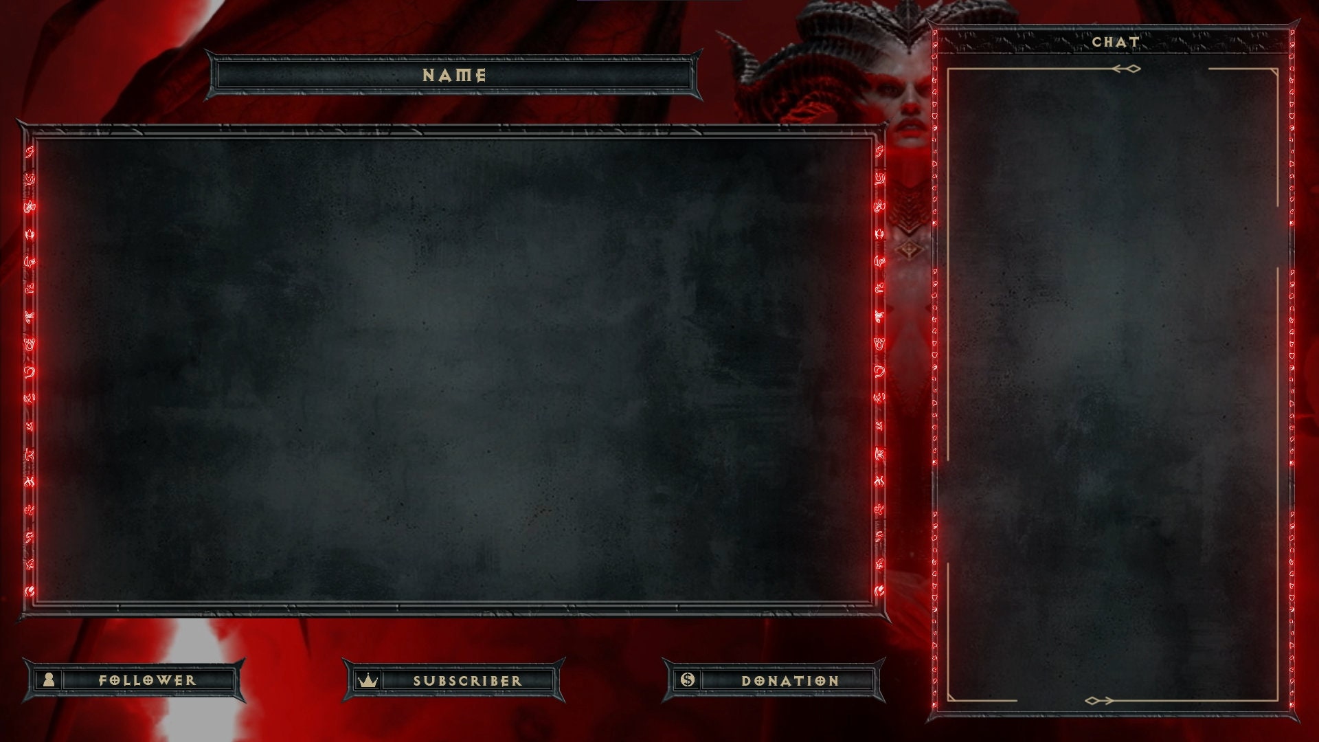Diablo 4 Animated Stream Overlay Pack 1920 X 1080 Webm Etsy Australia