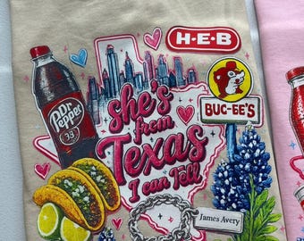 Posso afirmar que ela é do Texas.
