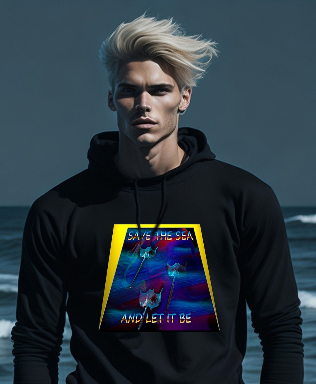 Climate Change Is a Threat - Sustainably Made Unisex Hoodie
