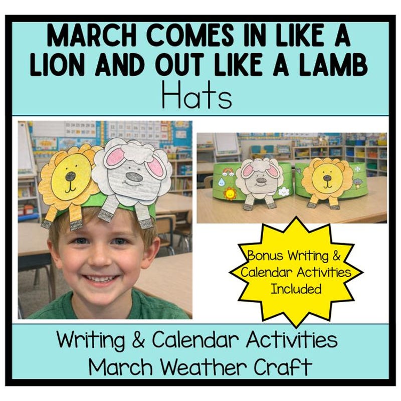 March in Like a Lion - Etsy