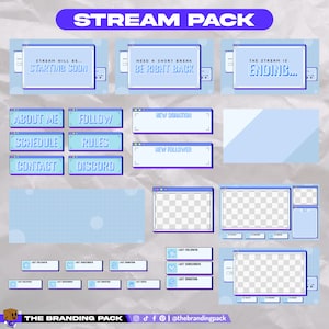 Stream Overlays Pack | Camera Overlays | Twitch Alerts | Panels | Animated Overlays | Stinger | Twitch Streaming Pack | YouTube