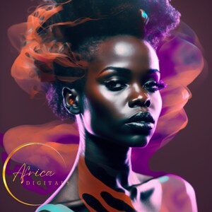 Africa Digitals|Dreams|Black Woman|Afrofuturism|Black Girl Magic|Melanin|Digital Art|WallArt|Printables|Sublimation|Dreams