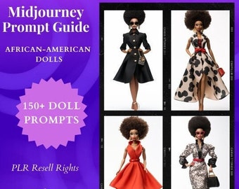 Midjourney-poppromptgids, popprompts, midjourney-prompts | AI-aanwijzingen| PLR | Zwarte vrouw-aanwijzing| Afro-Amerikaanse aanwijzingen| Cadeaus voor meisjes