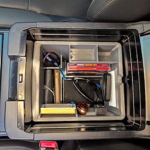 Lexus GX460 Center Console Organizer | Custom Fit 2010-2023, Key Hooks, CD Slots