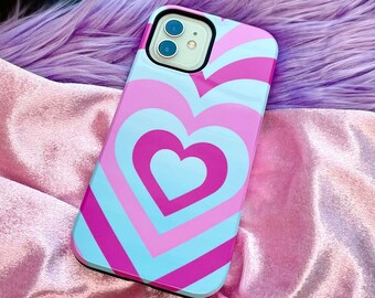 IPhone Heart Case | iPhone 14 13 12 11 iPhone Pro Plus ProMax Mini | Girly IPhone Case - Cute IPhone Case - Pretty iPhone Case