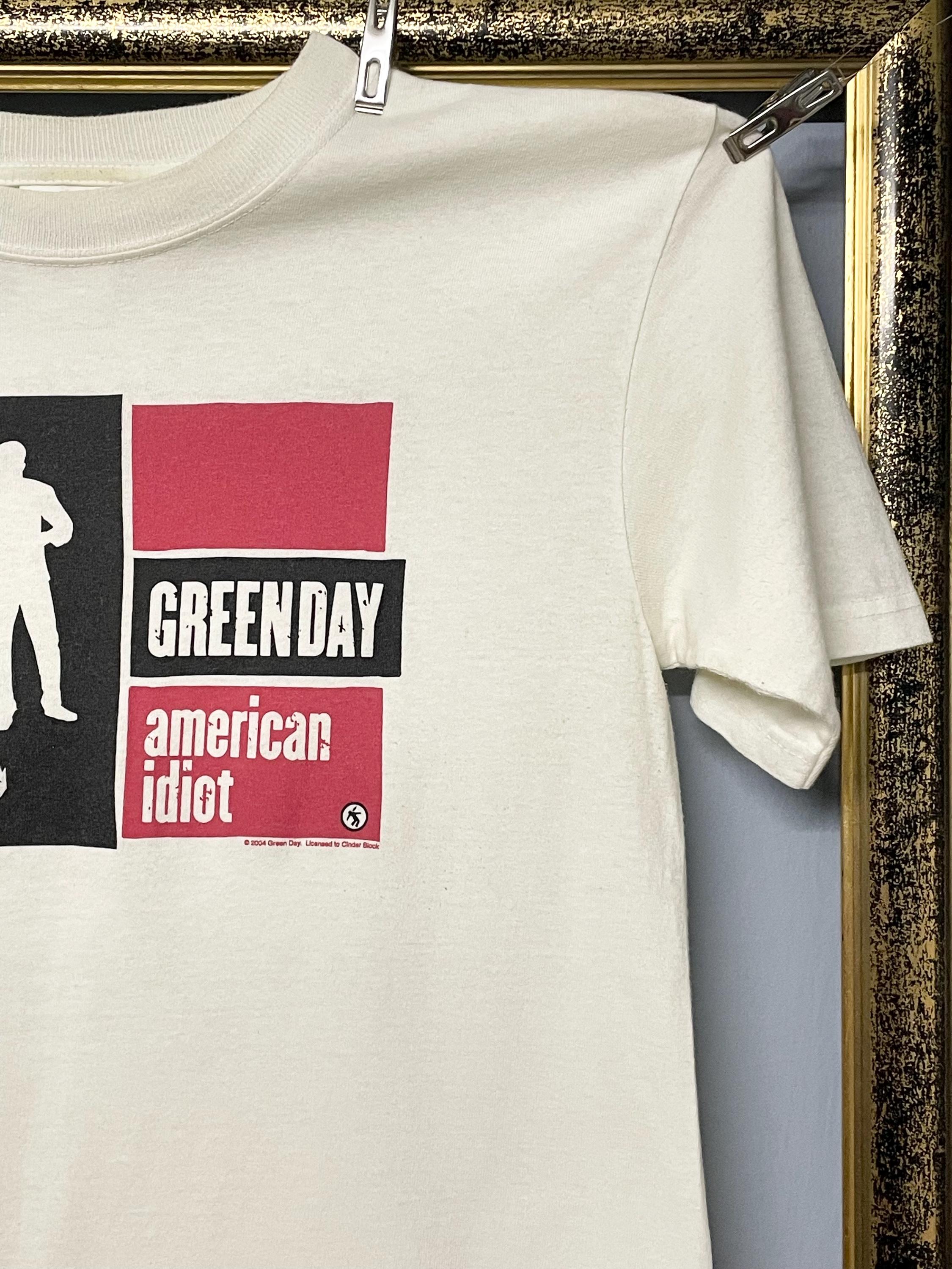 Vintage Greenday Original Band Tee American Idiot Tour T Shirt