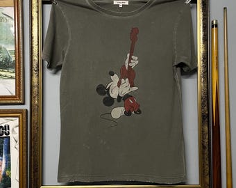 Vintage Mickey Mouse | Rockstar Shirt | Global Work Japan Tee | Size S