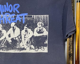 Vintage 90s Minor Threat Original Band Tee Out of Step T Shirt