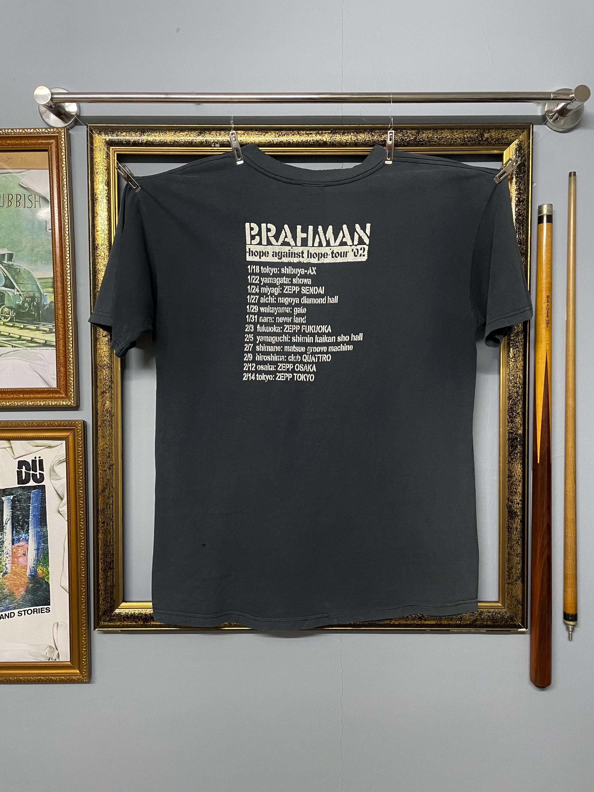 Vintage 90s Og Brahman Japan Punk Rock Tee Hope Againts Hope Tour