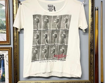 Vintage Ppfm Japan Michael Jackson exclusief bedrukt T-shirt | Maat S