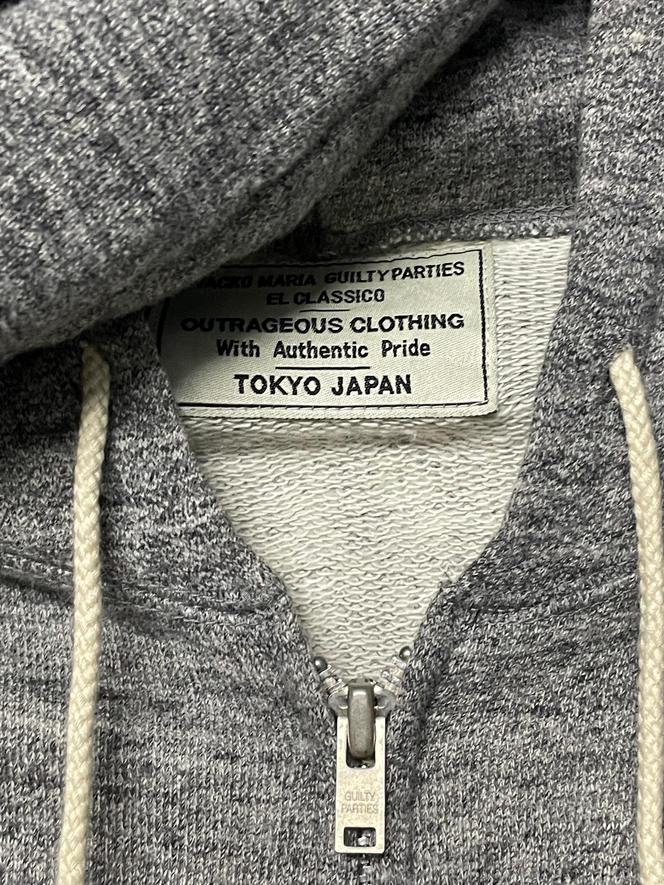 Vintage Wacko Maria Japan Hoodie Wonderers LA Calif Graphic