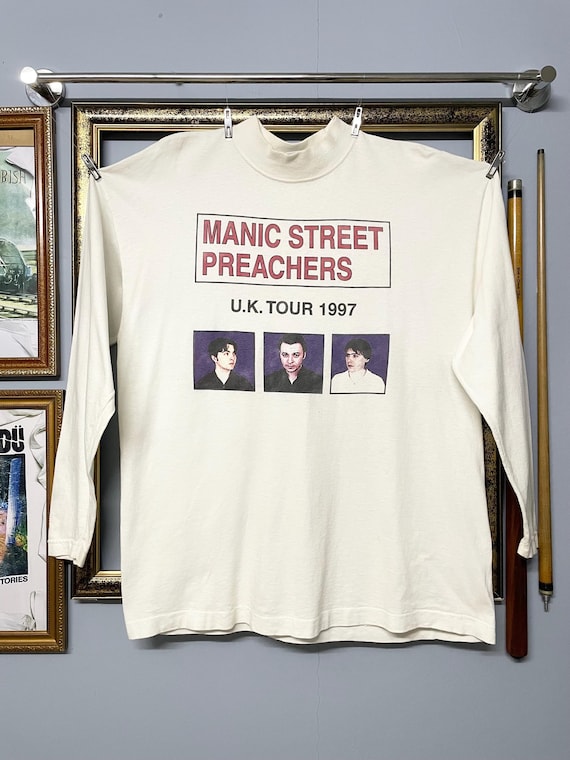 Vintage Rare 90s Manic Street Preachers Long Sleeve Original Band