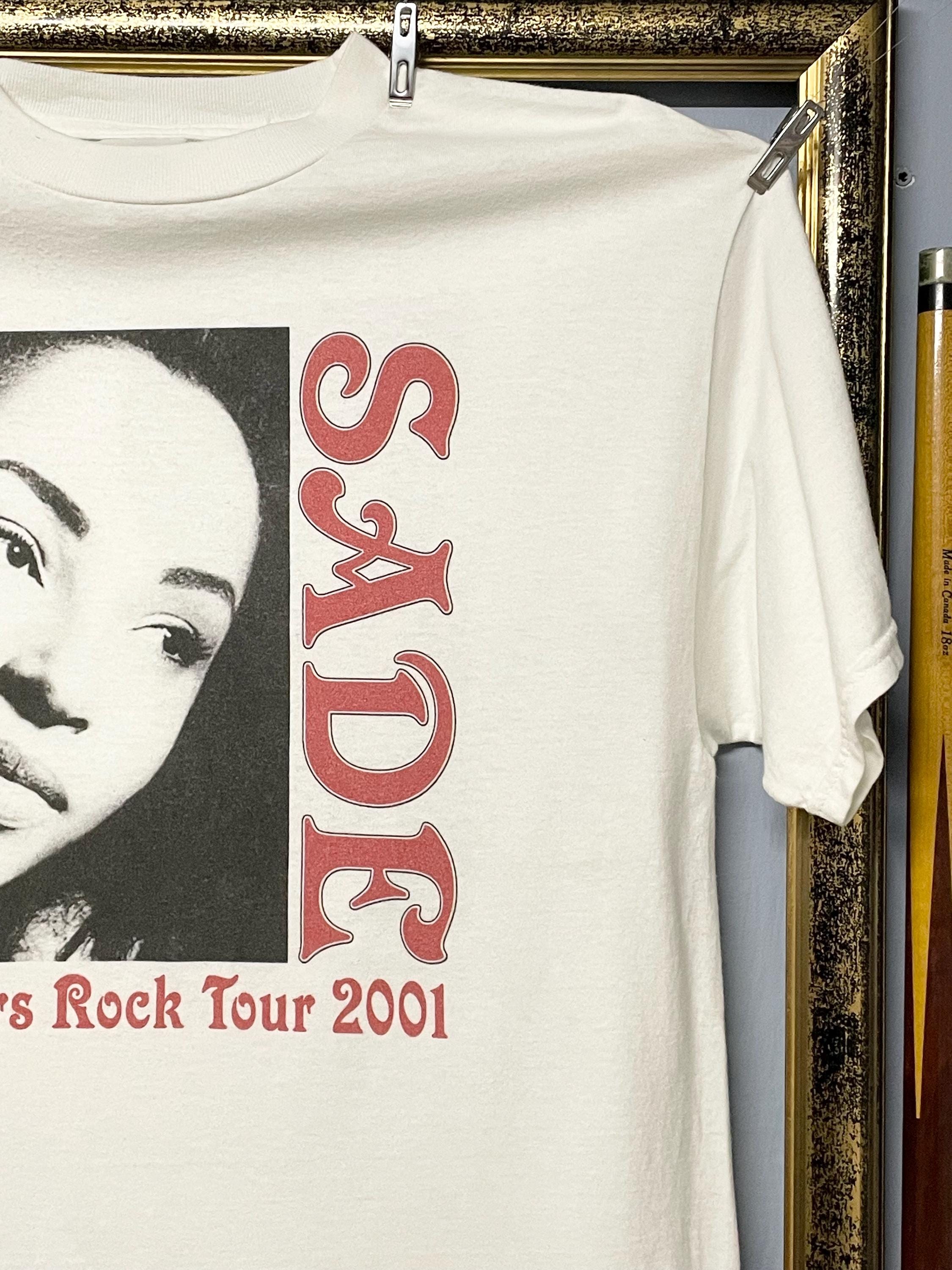 Vintage 2001 Sade Original Band Tee Lover Rock Tour Og T Shirt