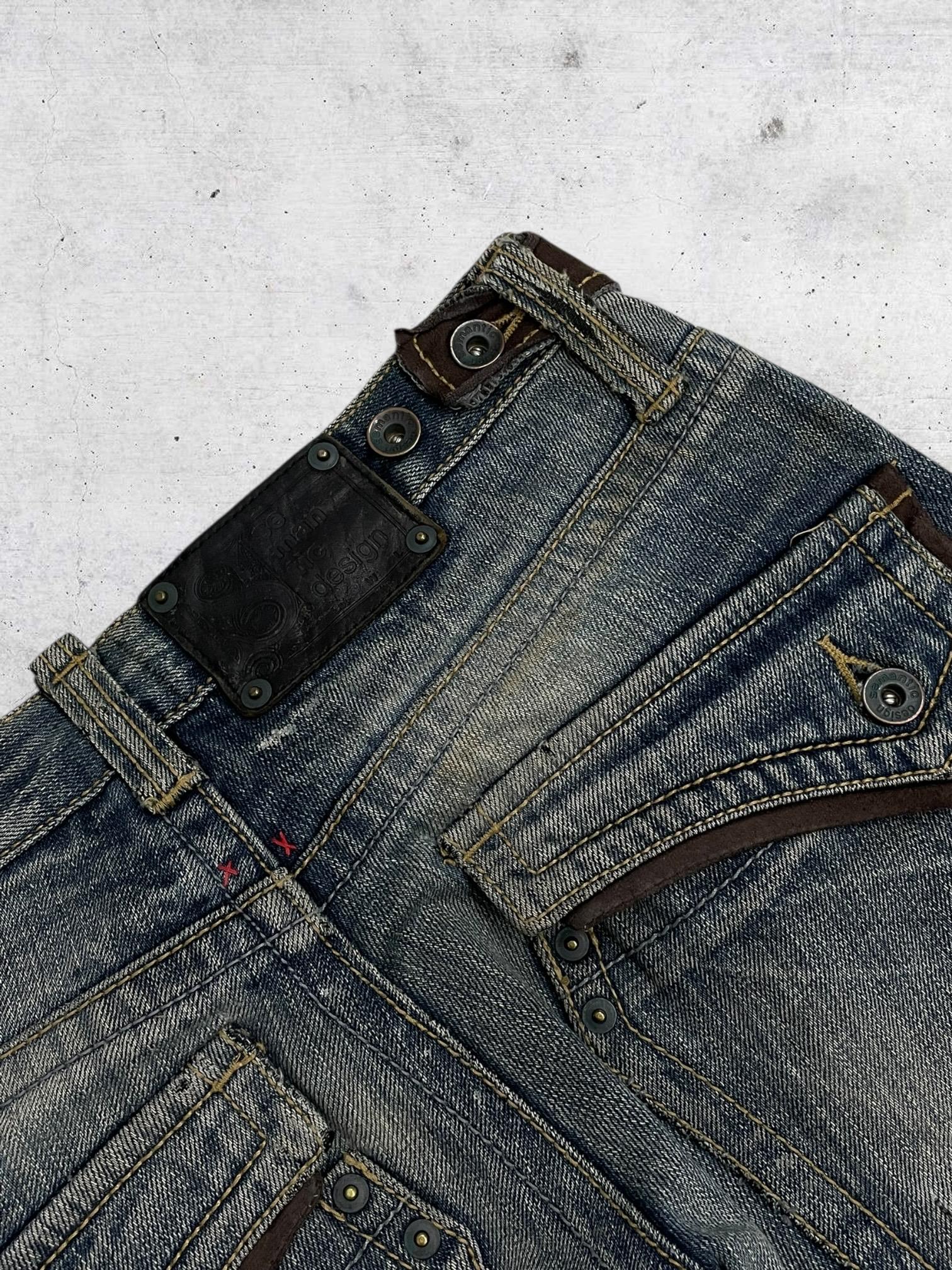 Buy Archive Semantic Design Japanese Denim W29 | Industrial Grunge 