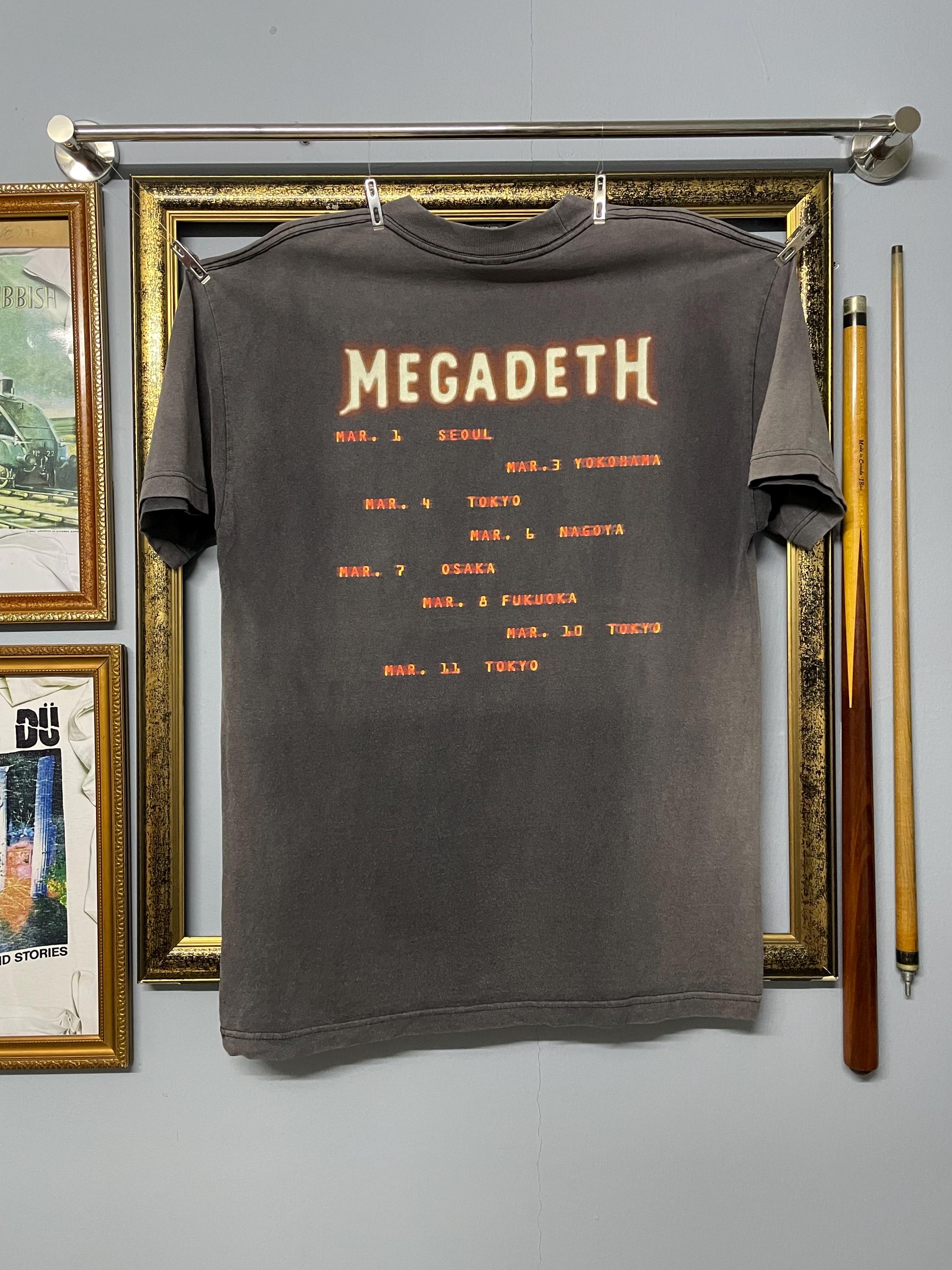 ヴィンテージ90年代メガデスバンドTシャツ ヘヴィメタル スラッシュ